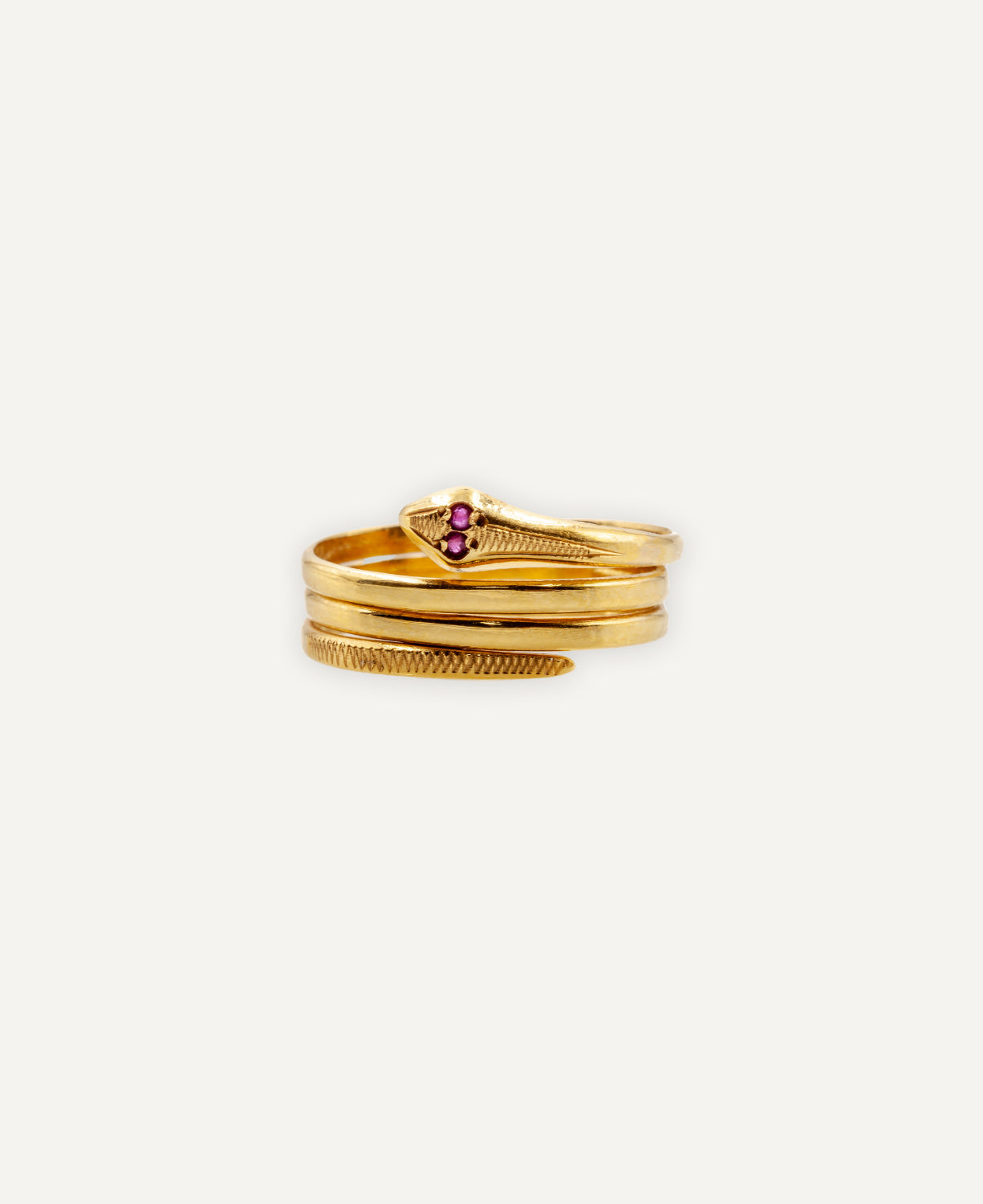 Anillo Cobra Rubís