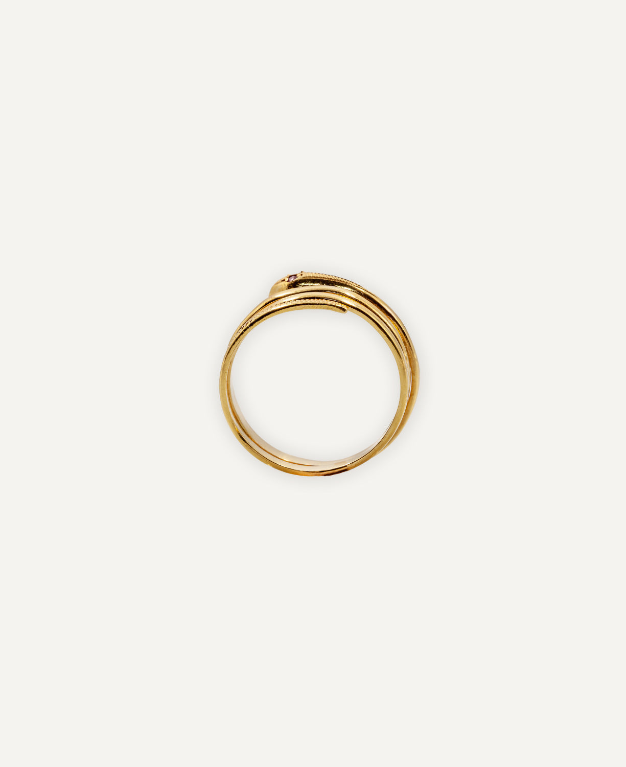 Anillo Cobra Rubís