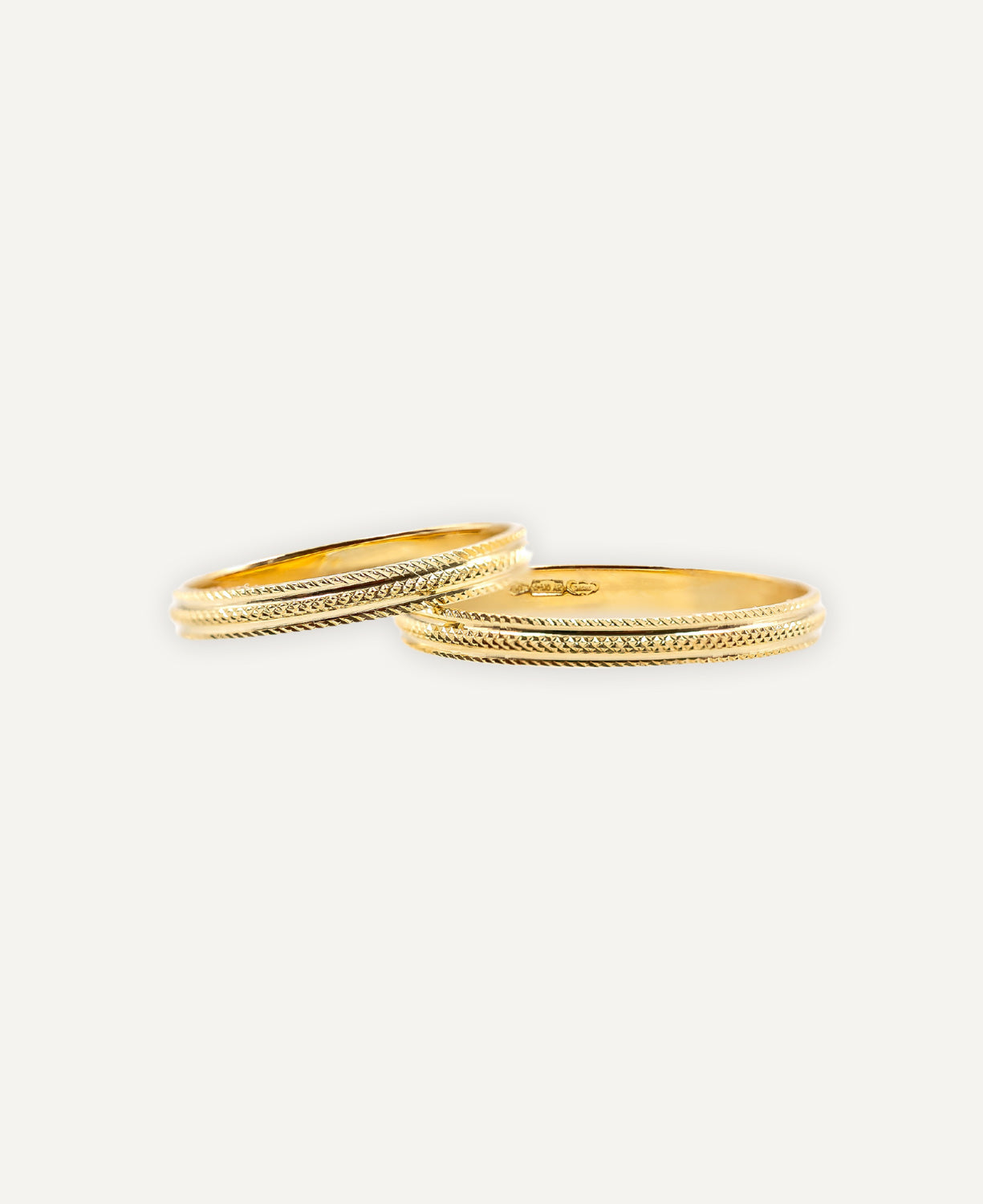 Anillo Alianza Oro Tramado