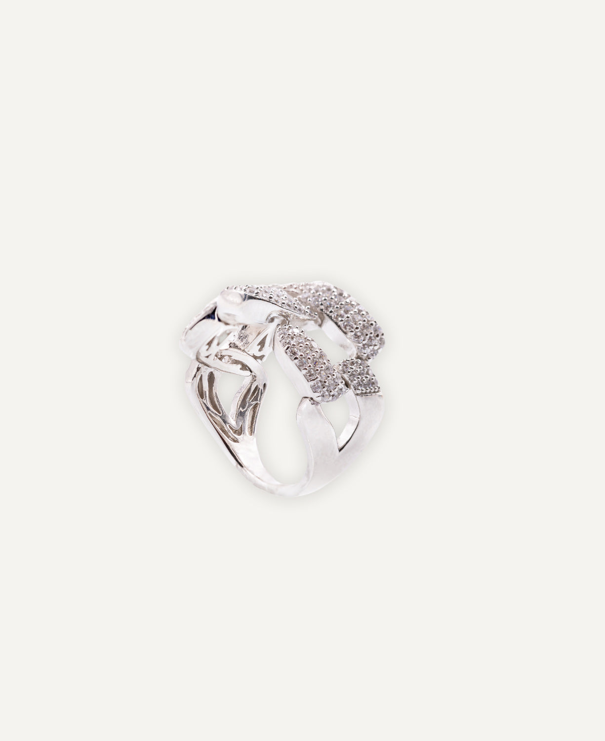 Anillo Chain Circonitas