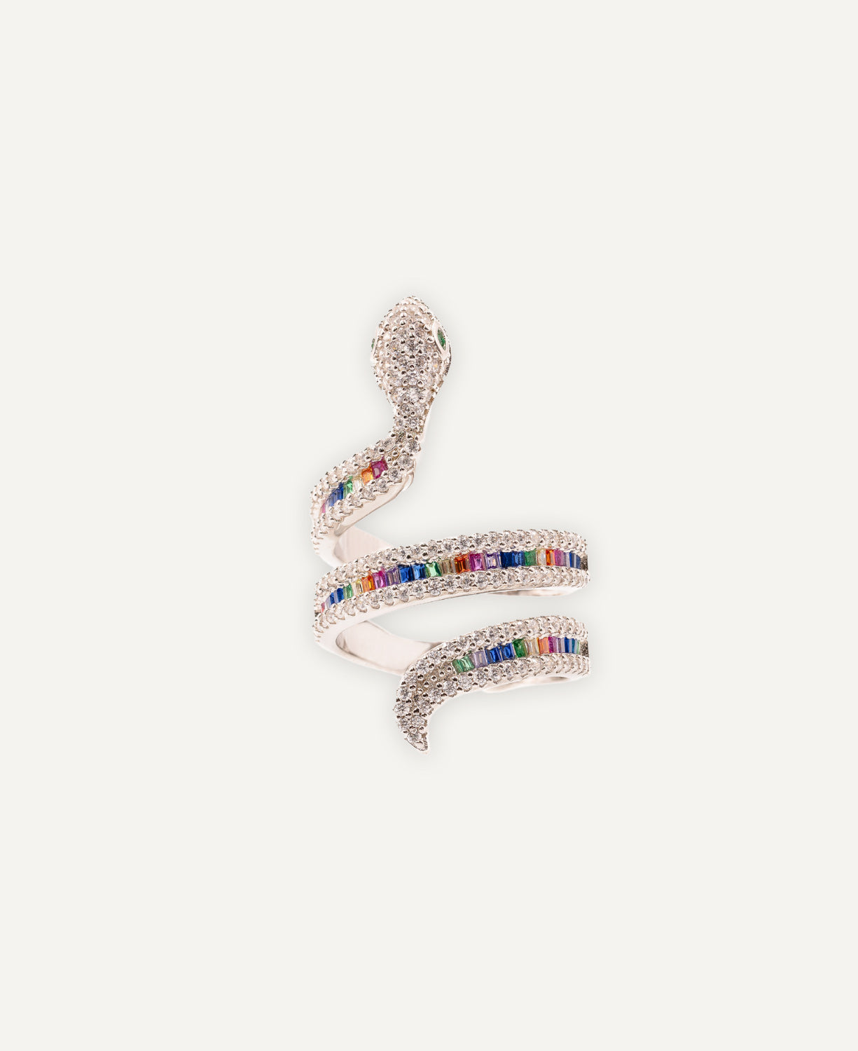 Rainbow Snake Ring