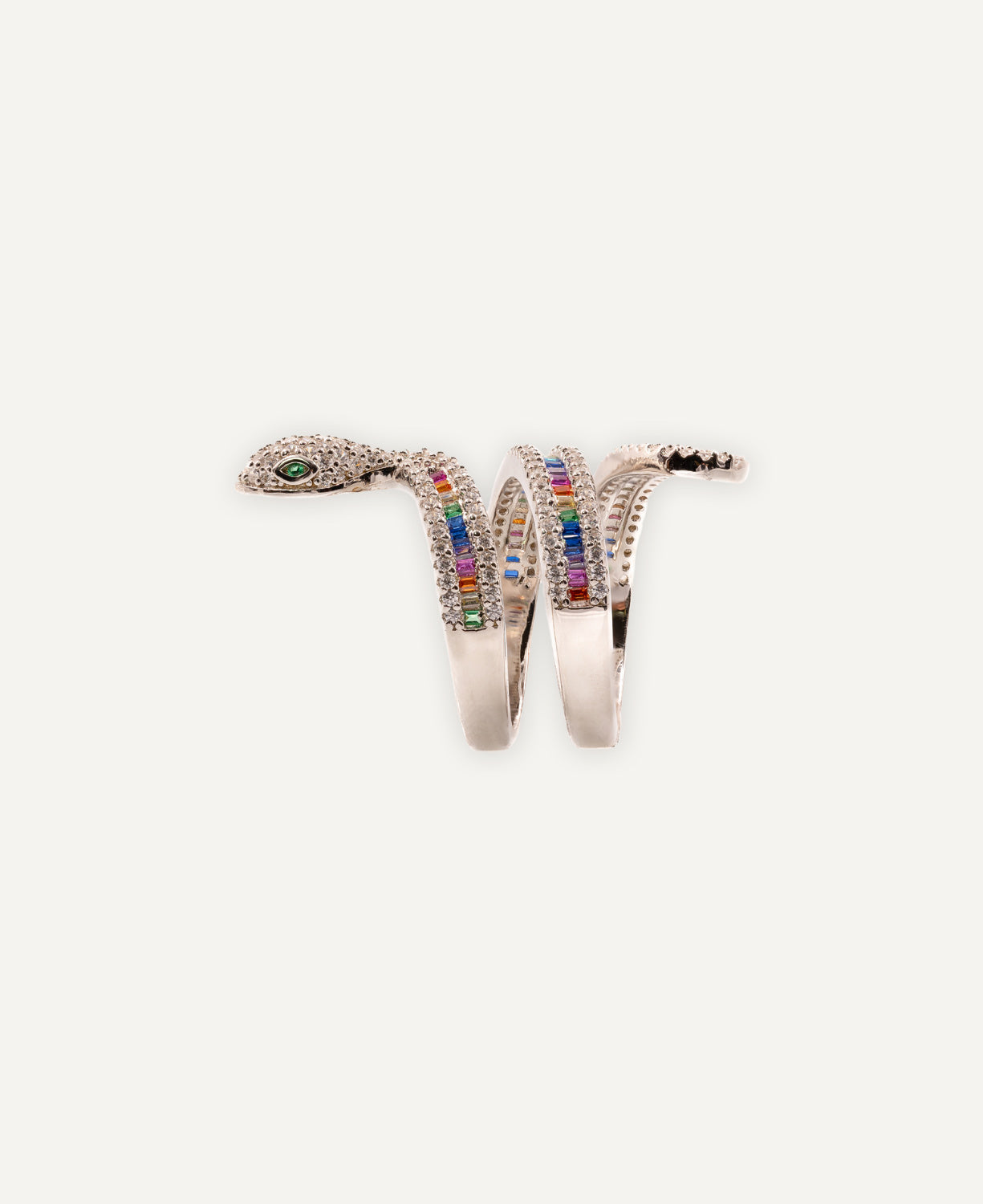 Rainbow Snake Ring