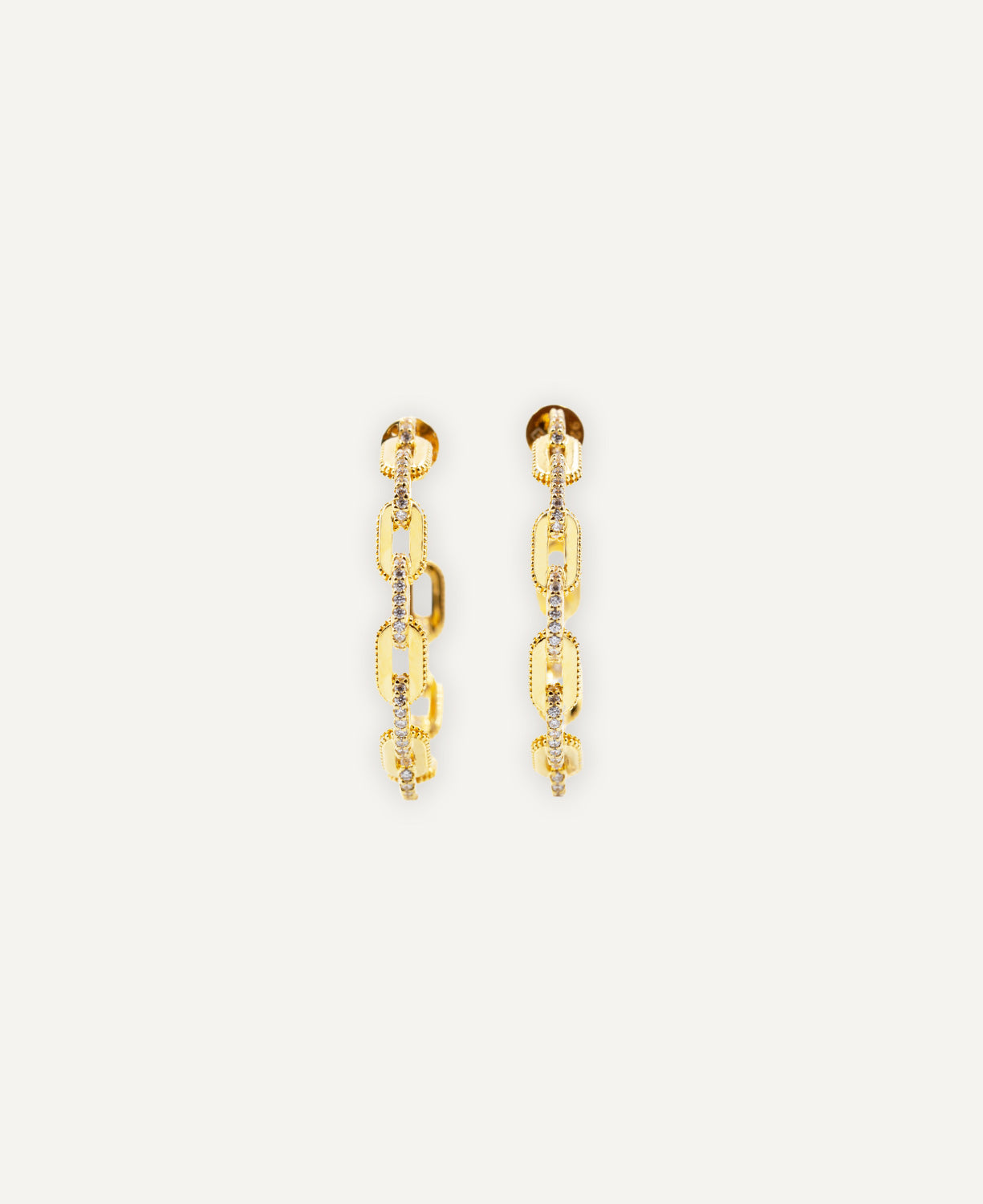 Chain Hoop Earrings