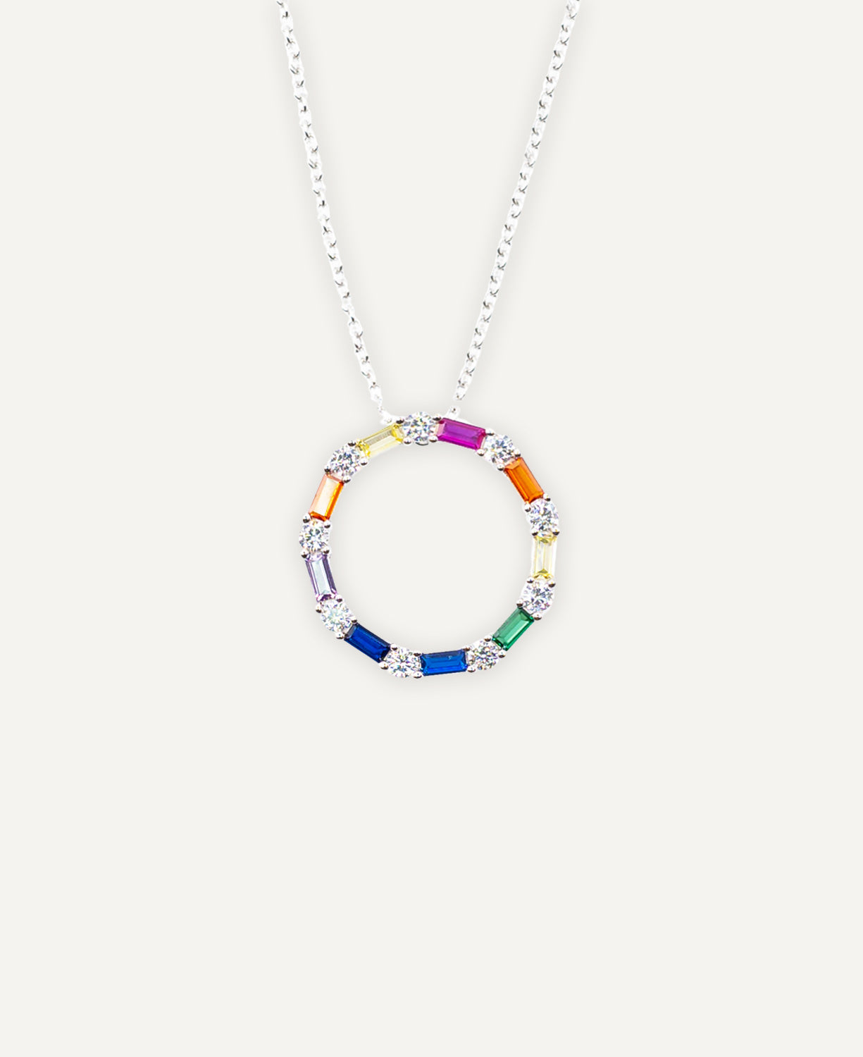 Circle Rainbow Pendant