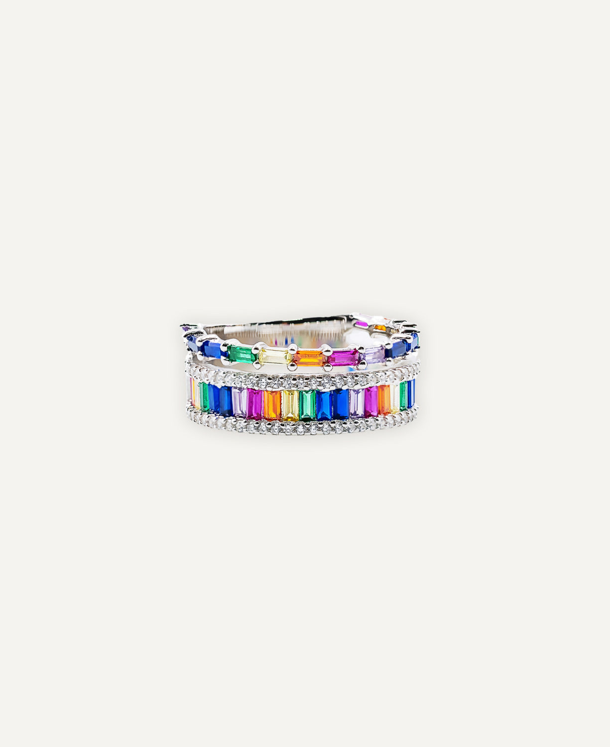 Rainbow Crown Ring