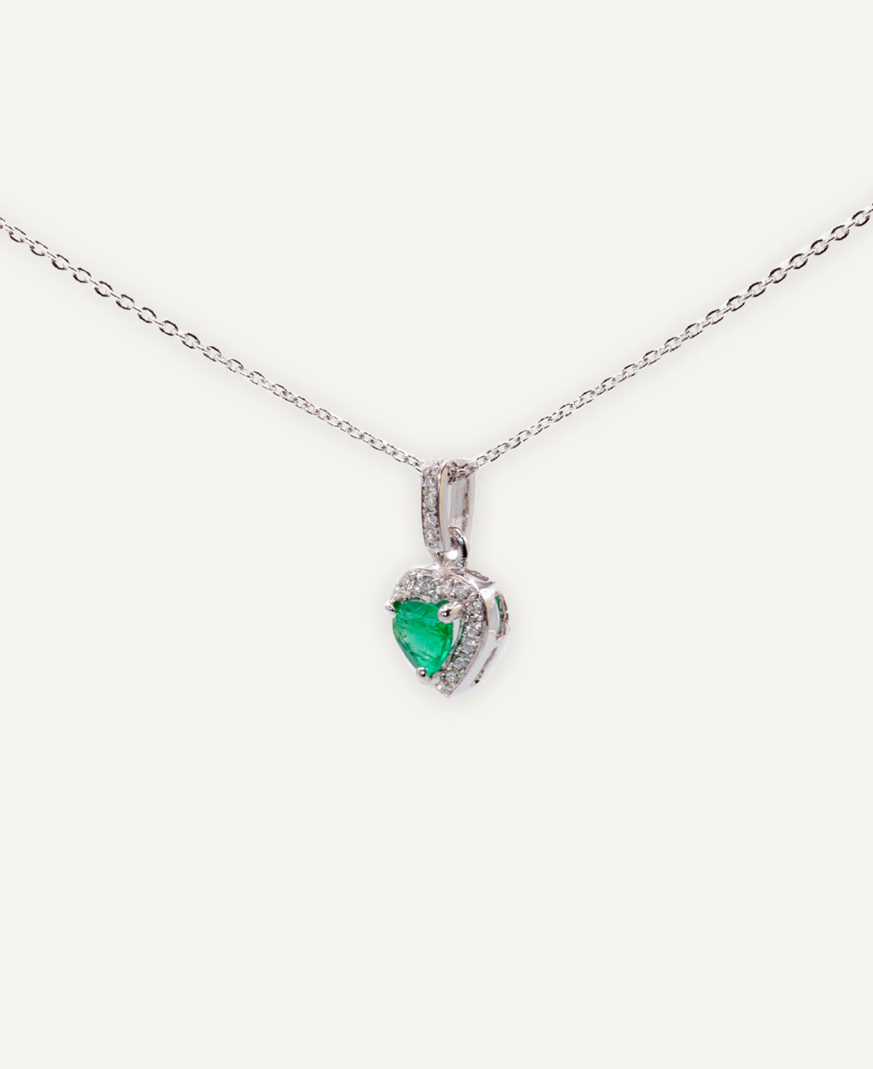 Emerald Heart Pendant