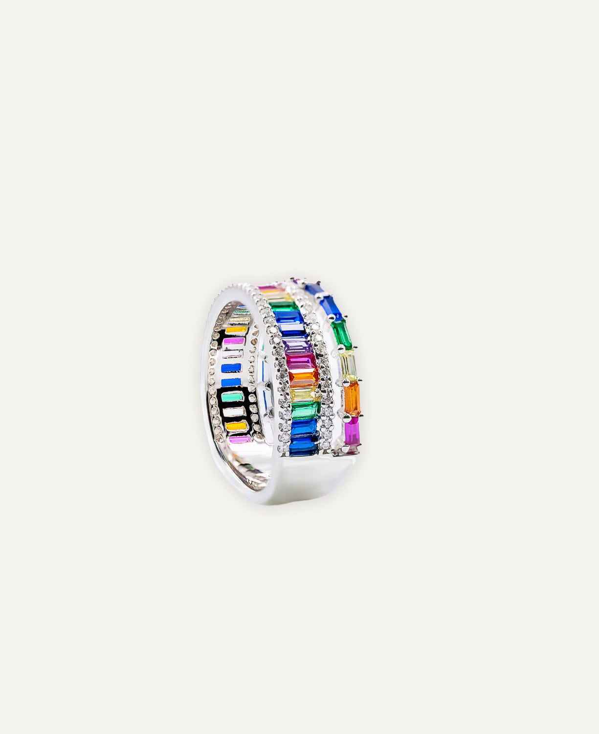 Rainbow Crown Ring