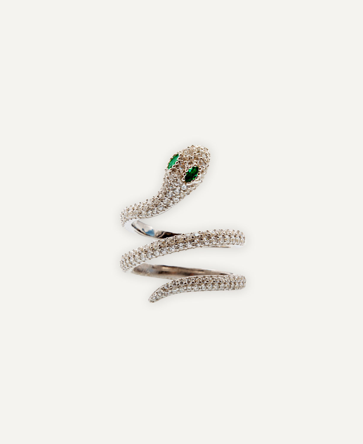 Anillo Serpiente Circonitas