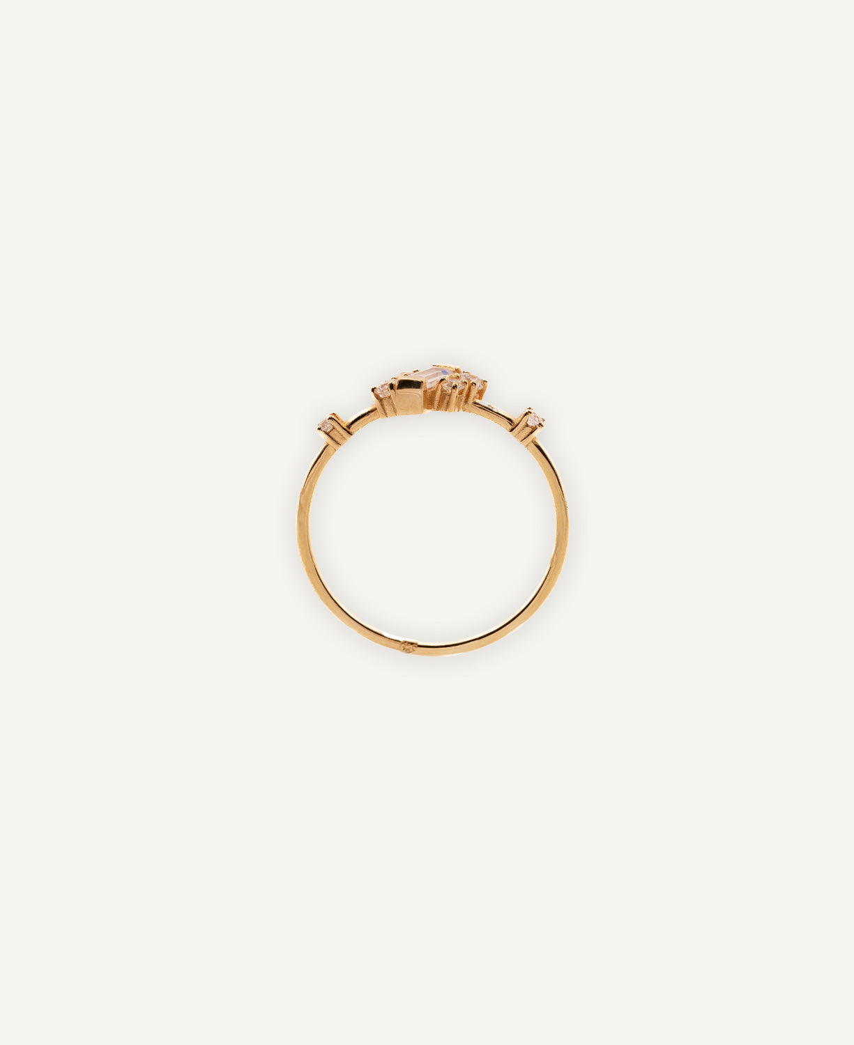 Moonstone Constellation Ring