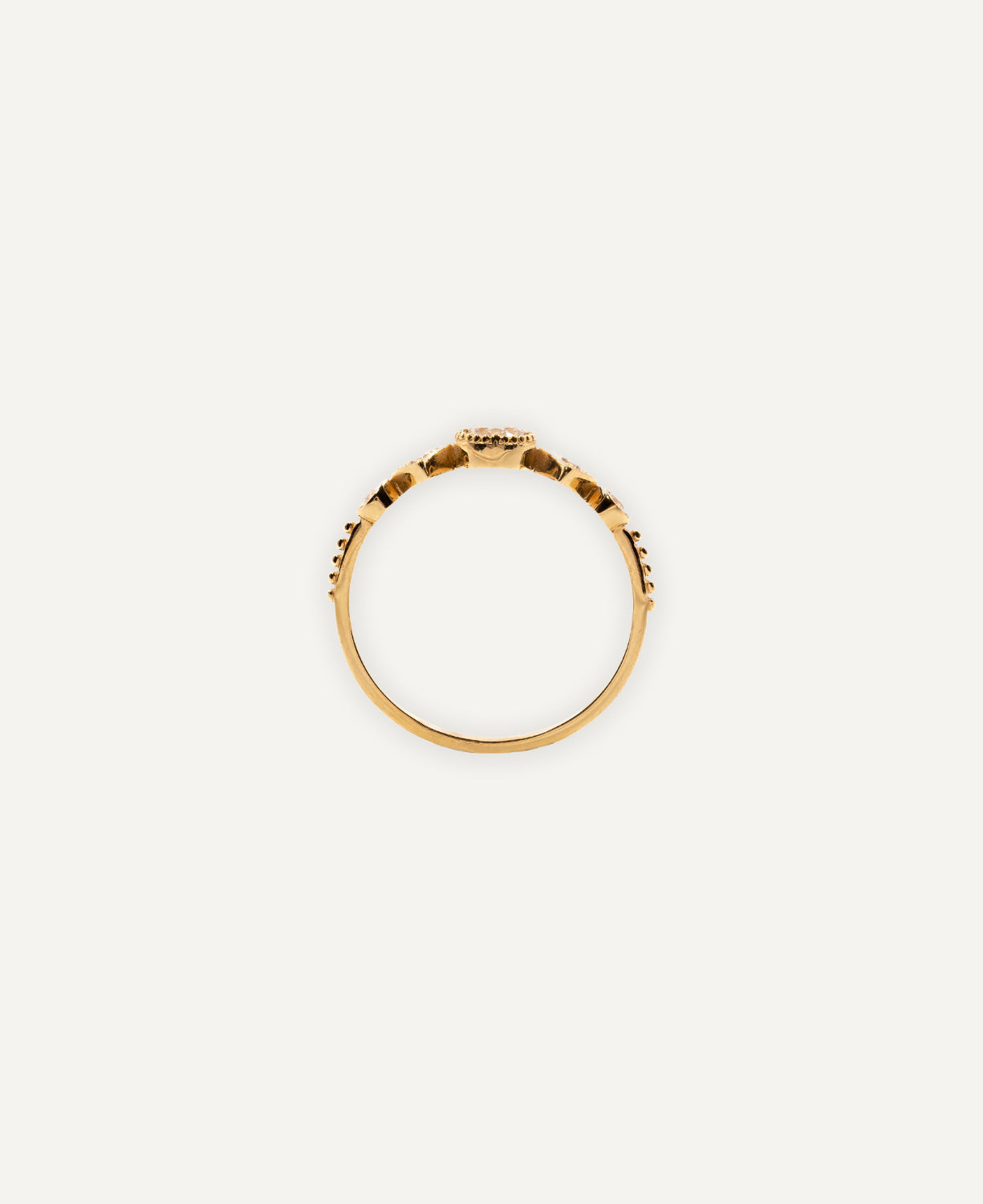 Moonstone Satellite Ring