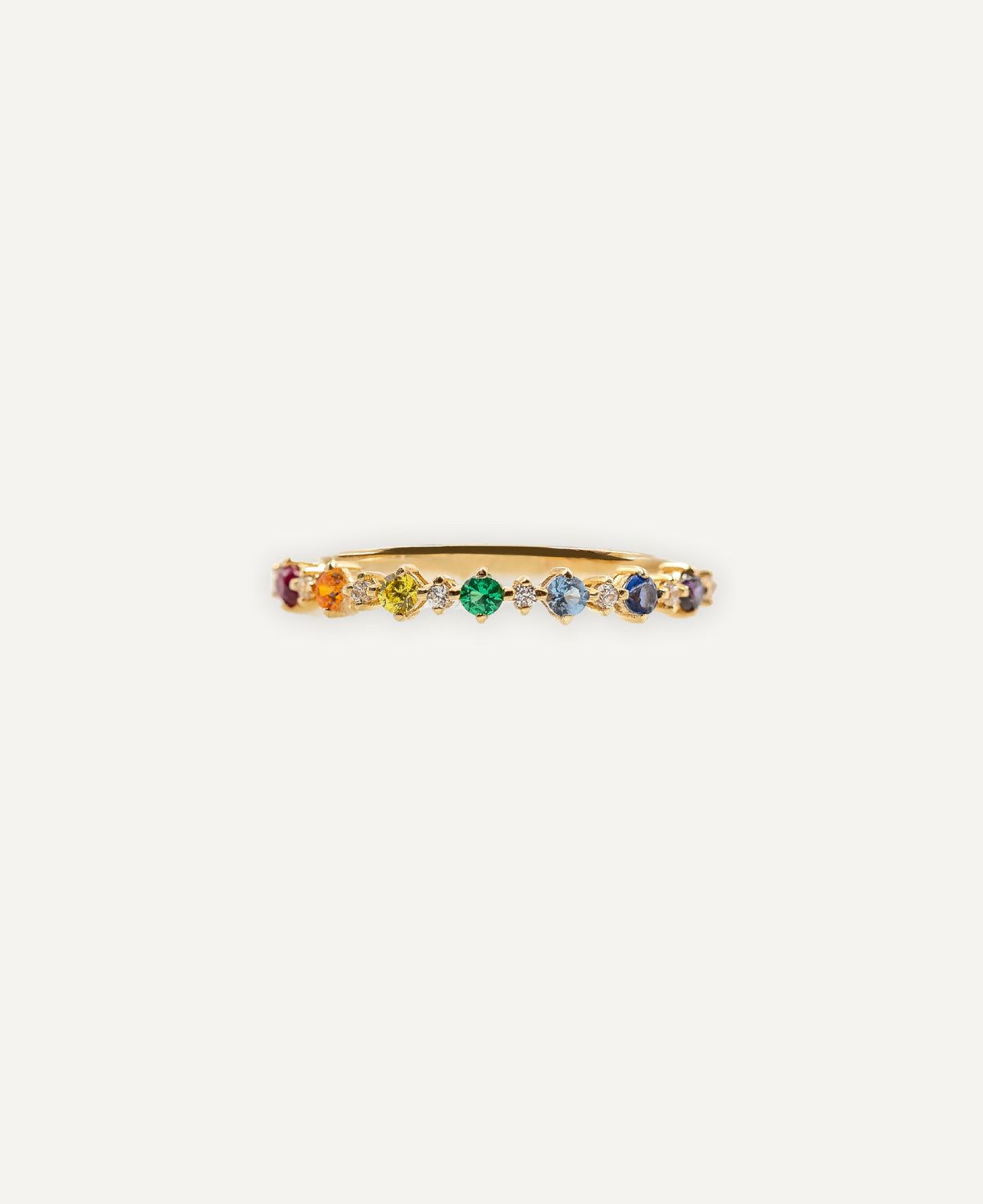 Anillo Zafiros Multicolor