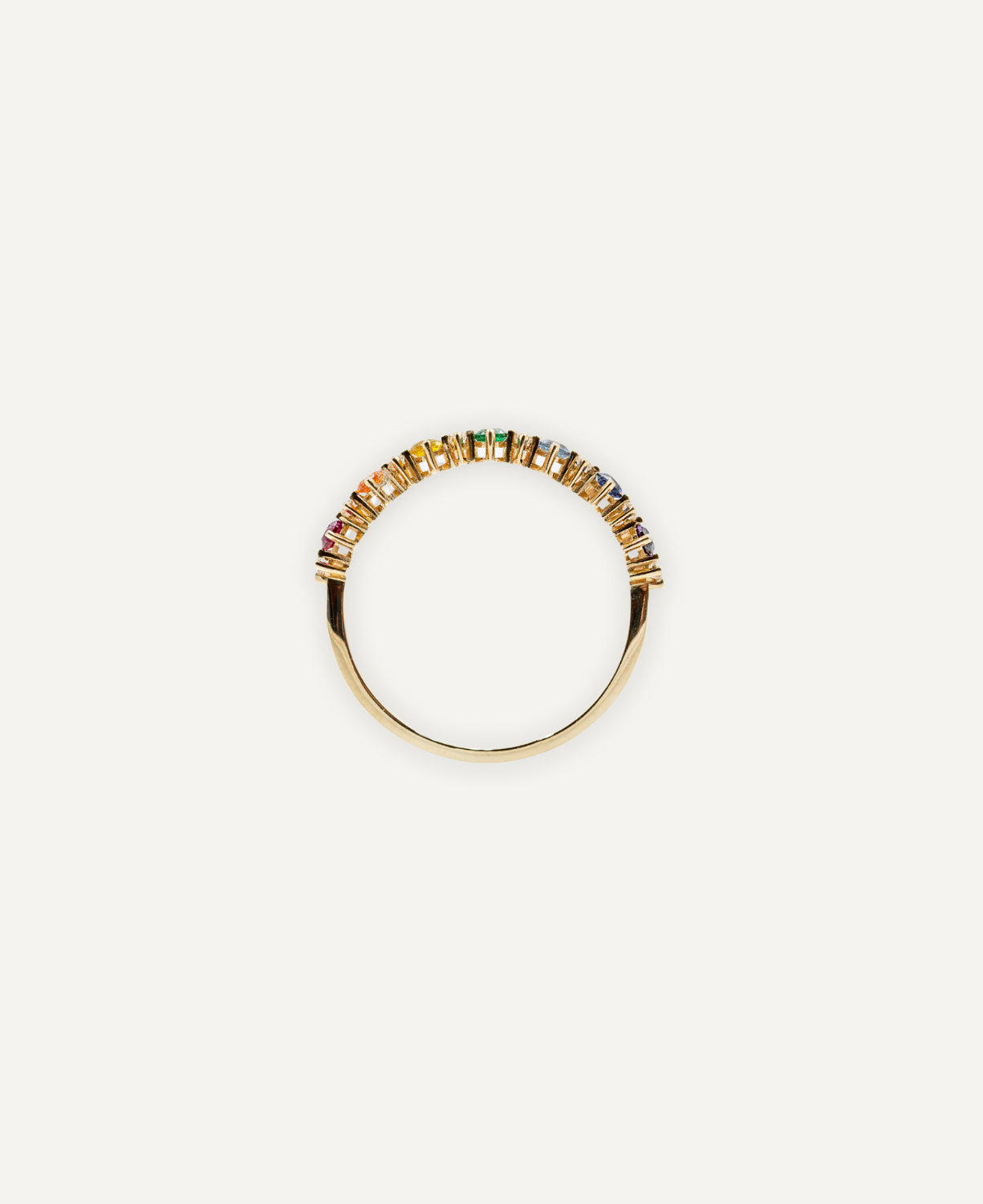 Anillo Zafiros Multicolor