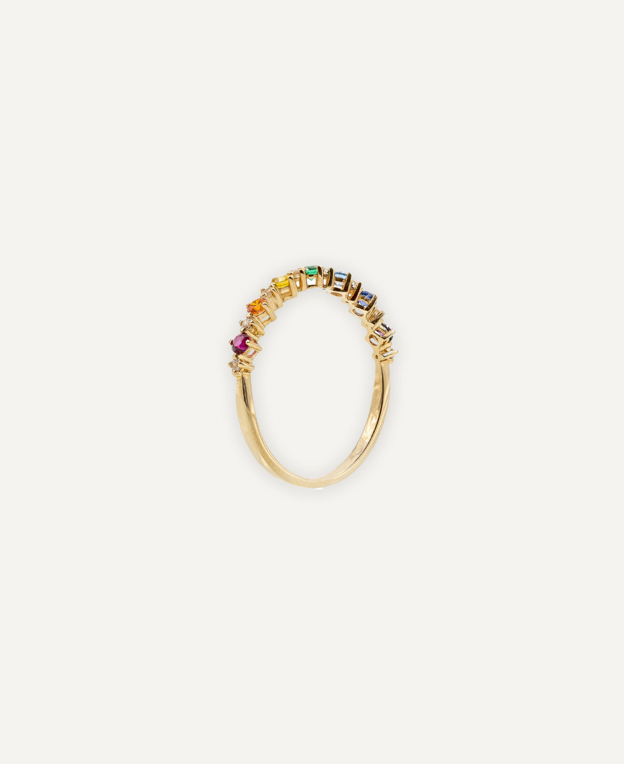 Anillo Zafiros Multicolor