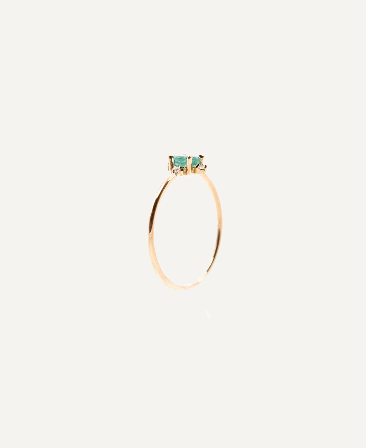 Anillo Promise Esmeraldas