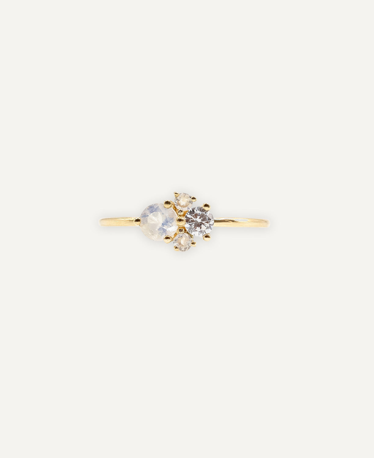 Bright Star Moonstone Ring