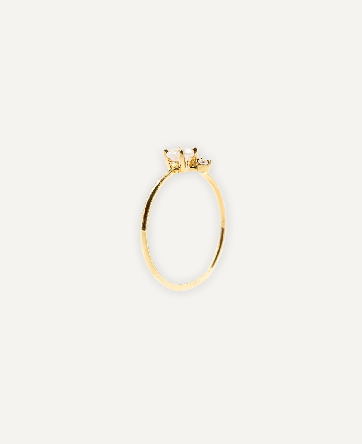 Bright Star Moonstone Ring