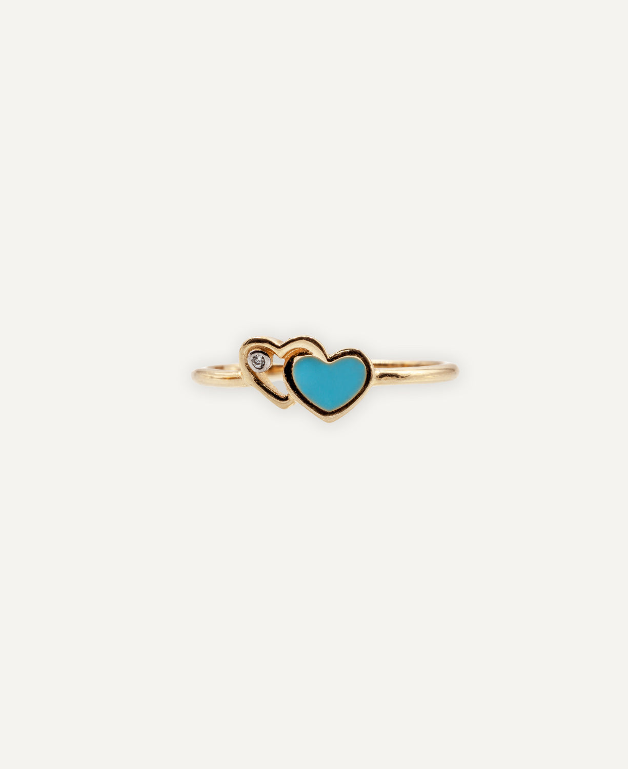 Double Heart Ring