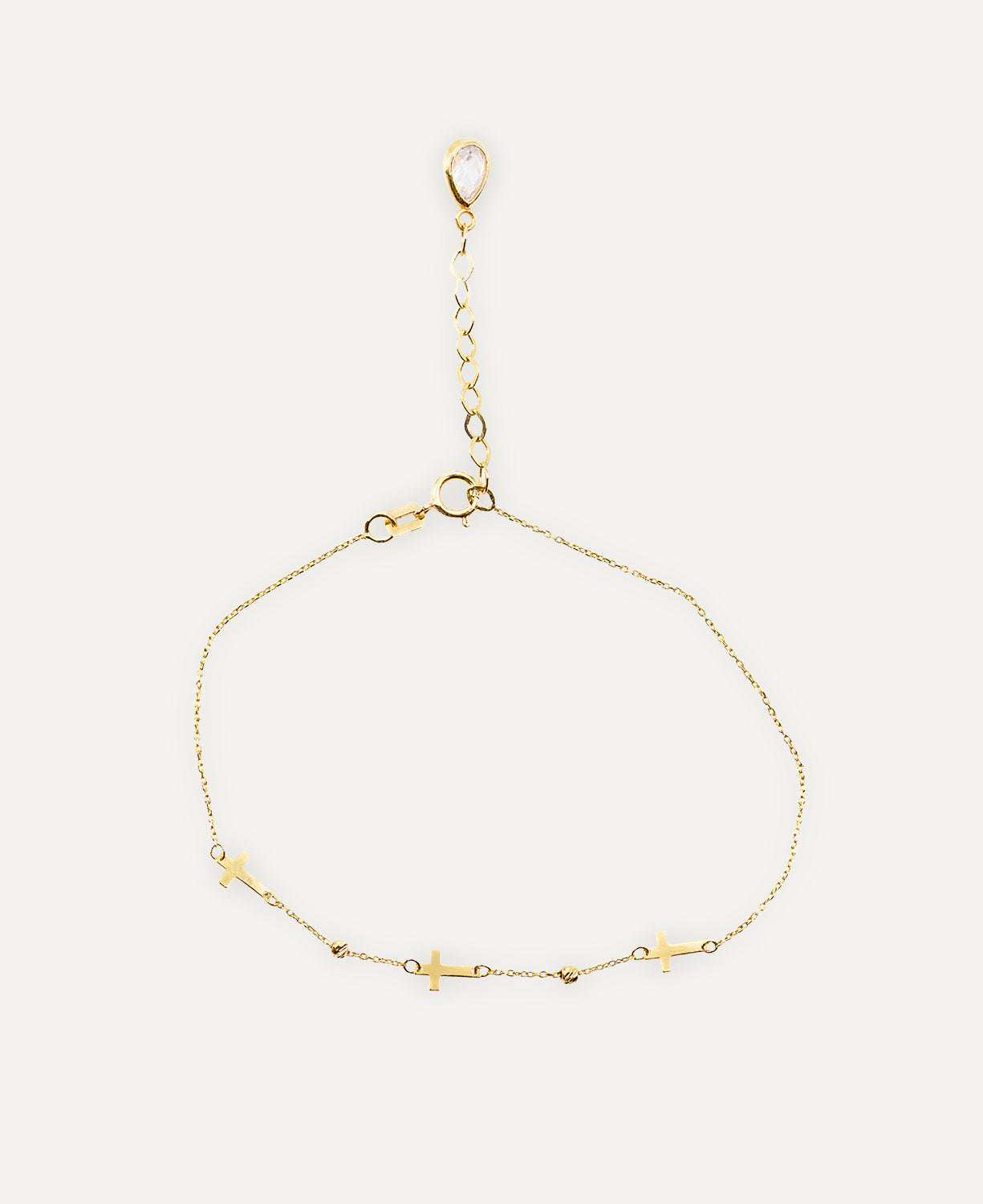 Mini Cross Chain Bracelet