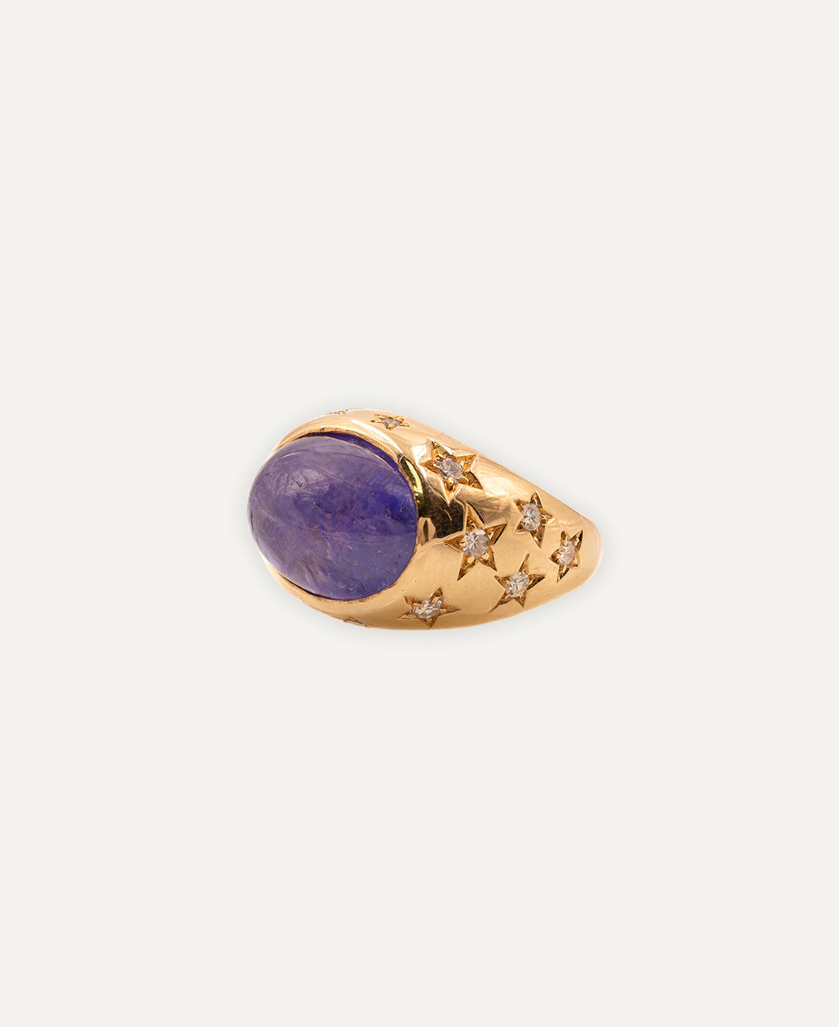 Anillo estrellado de Oro