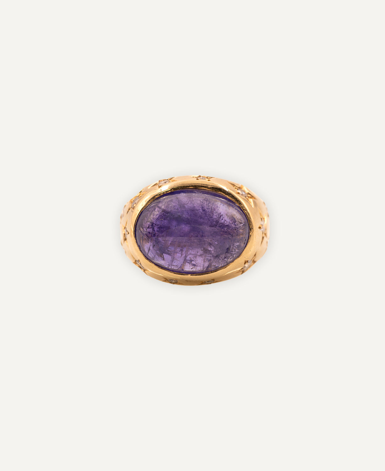 Anillo estrellado de Oro