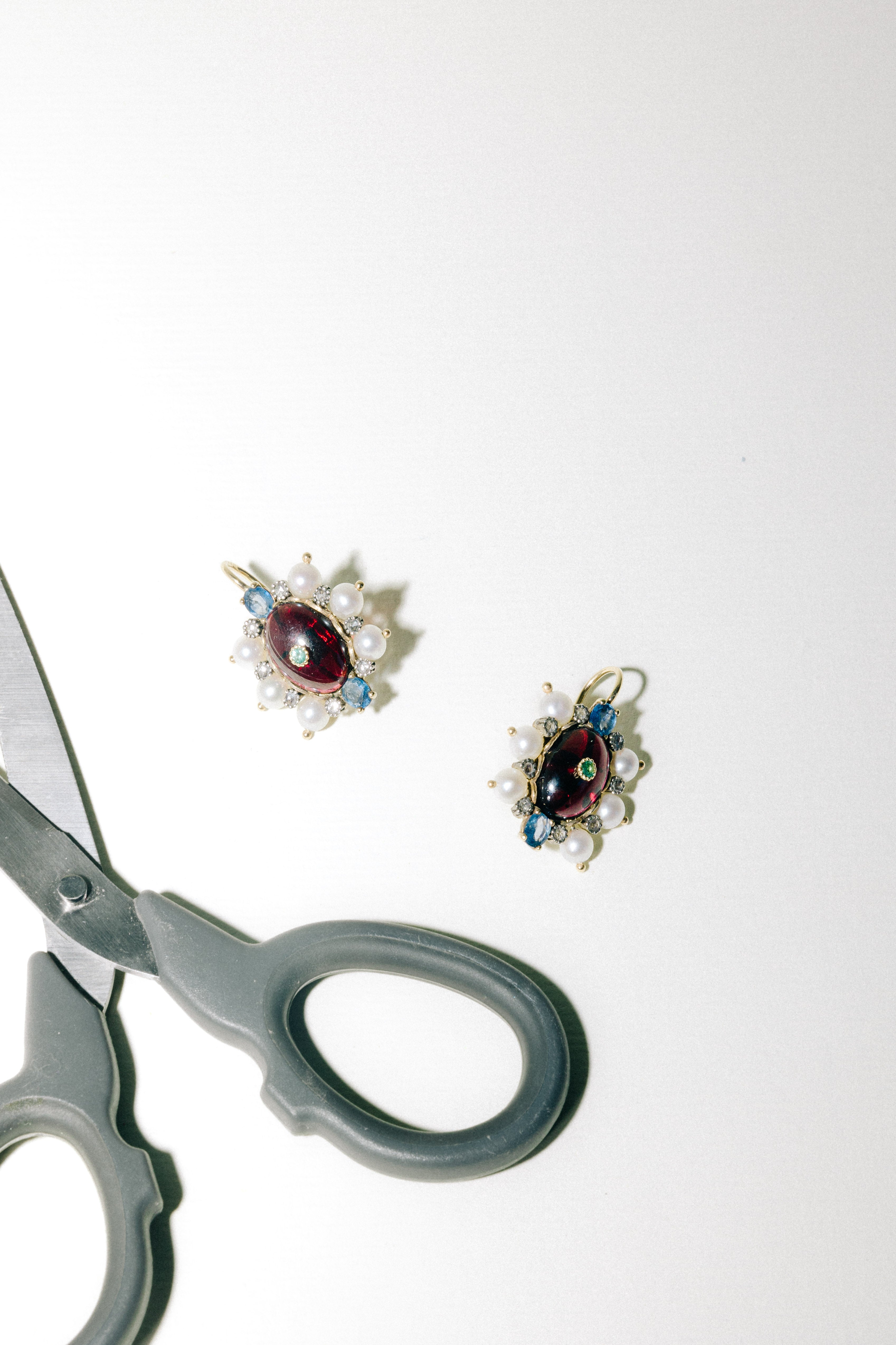 Crowned Flower Earrings