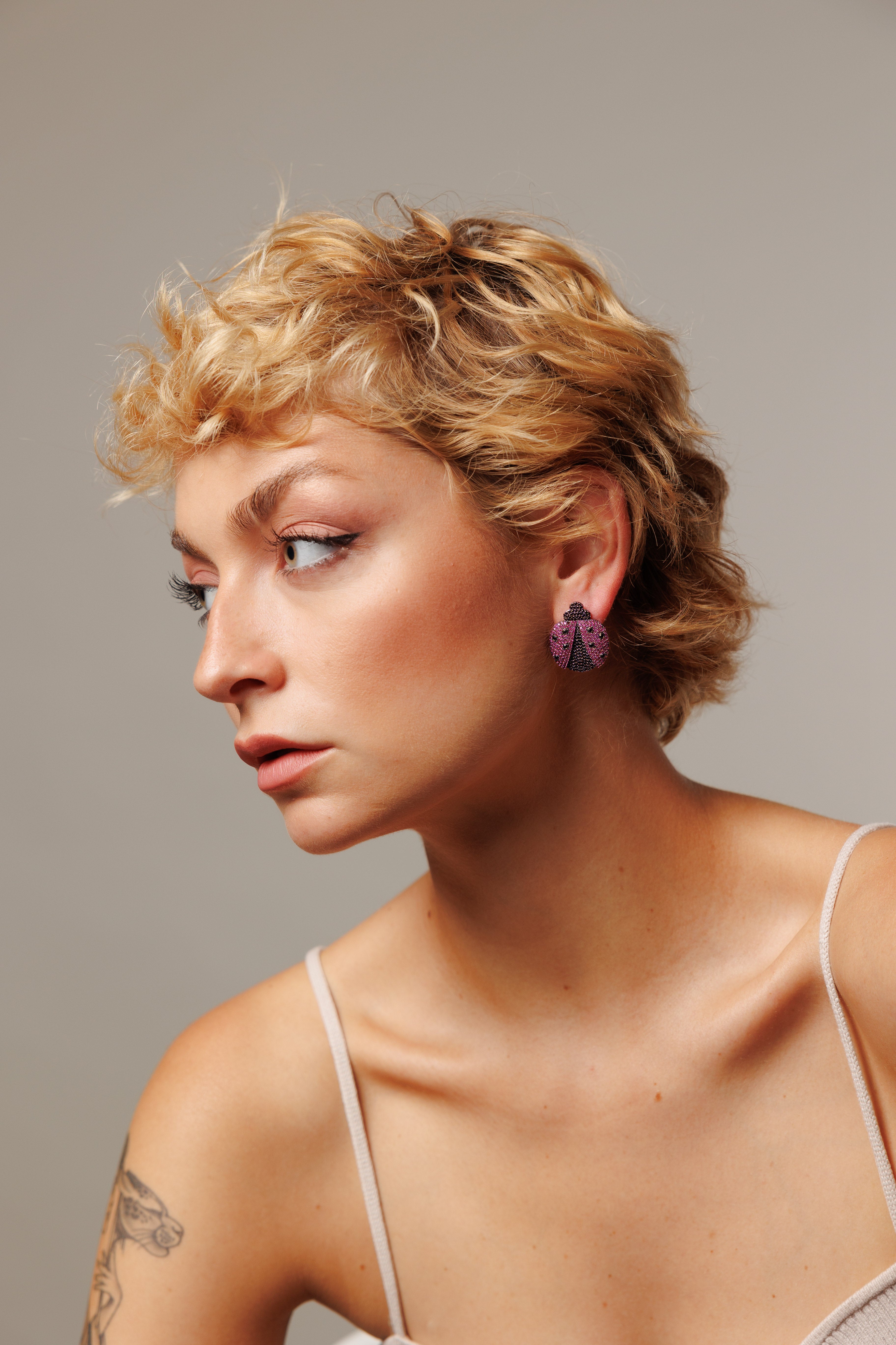 Pendientes Mariquita