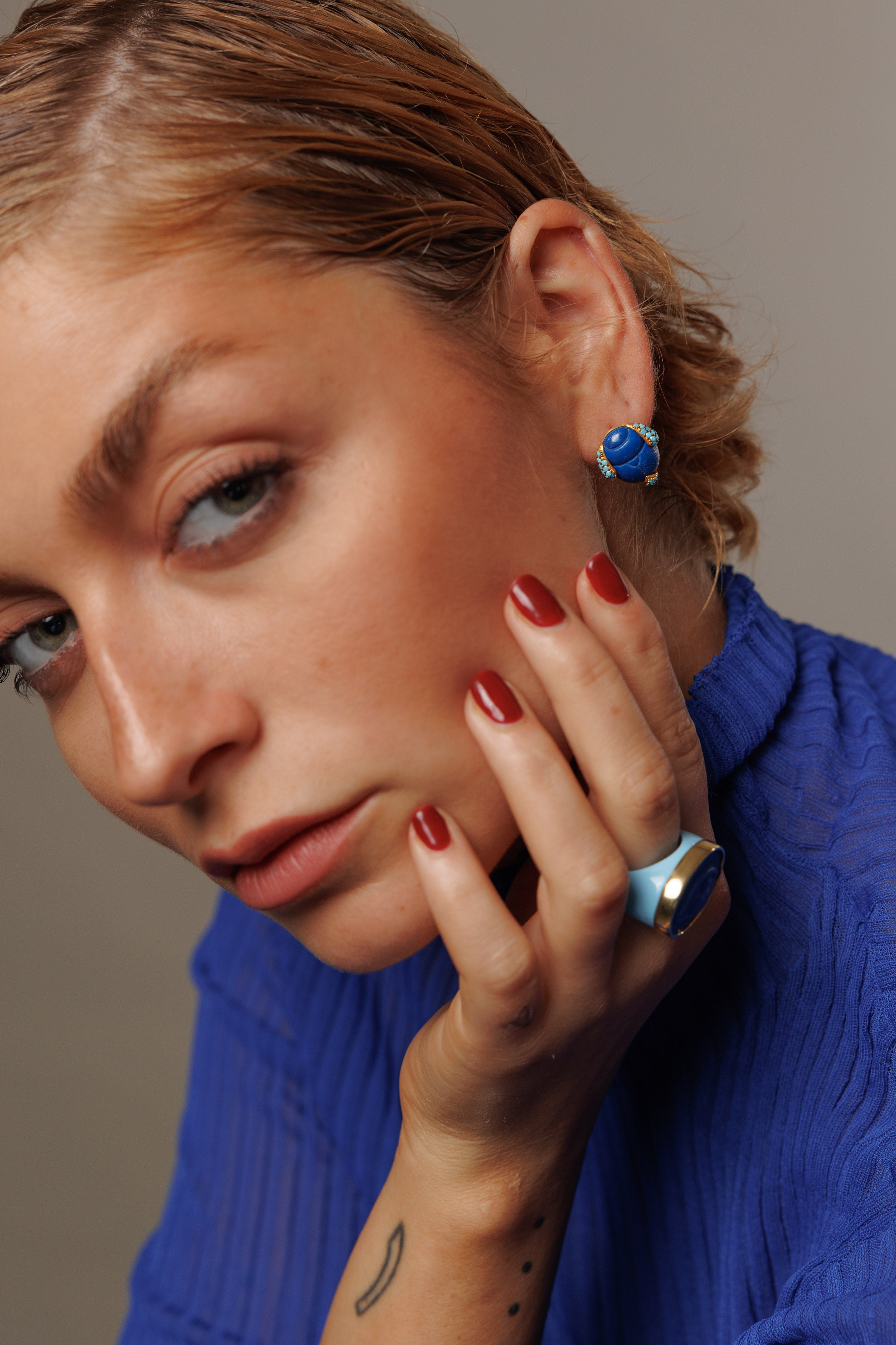 Pendiente Escarabajo