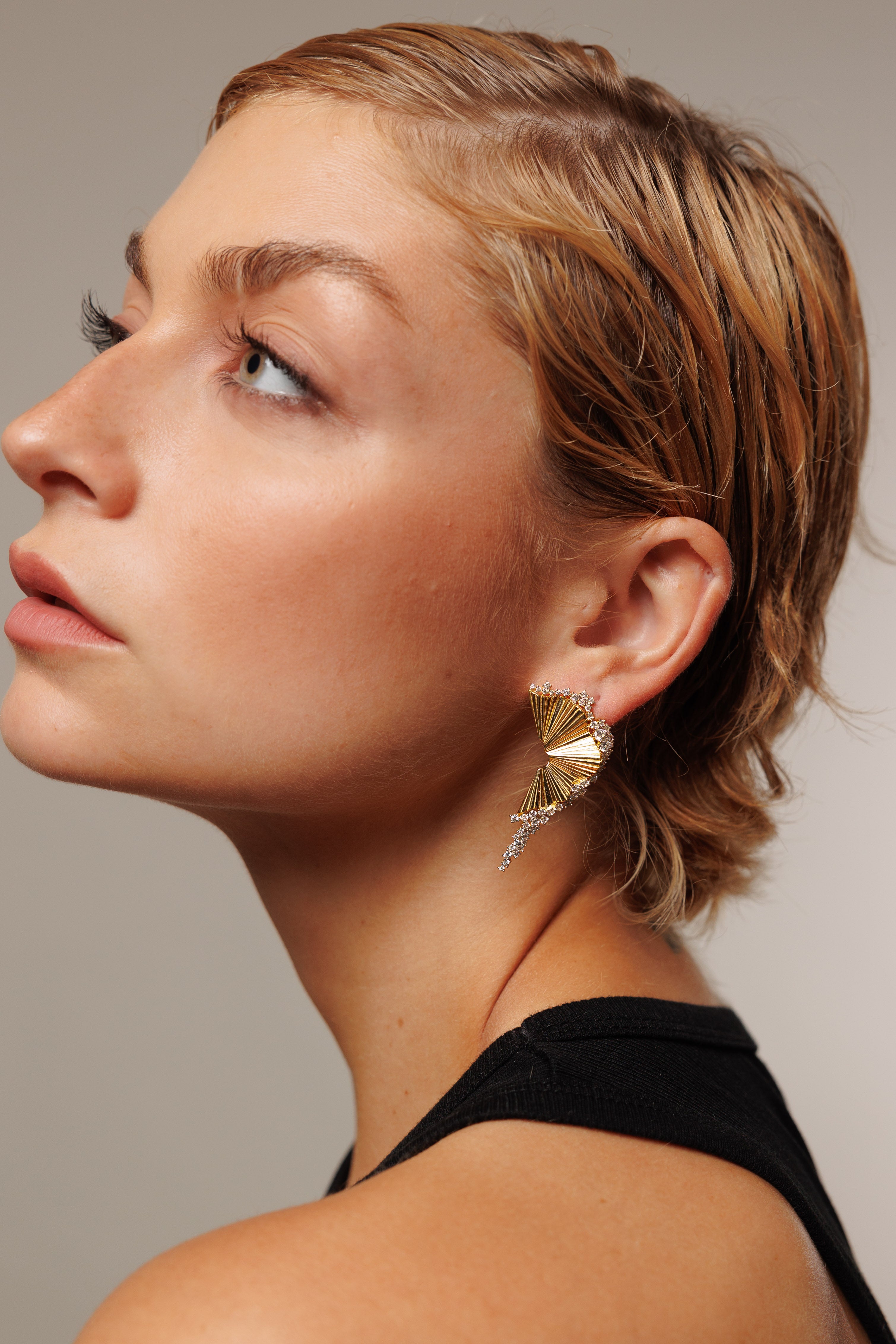 Pendientes Abanico Largo