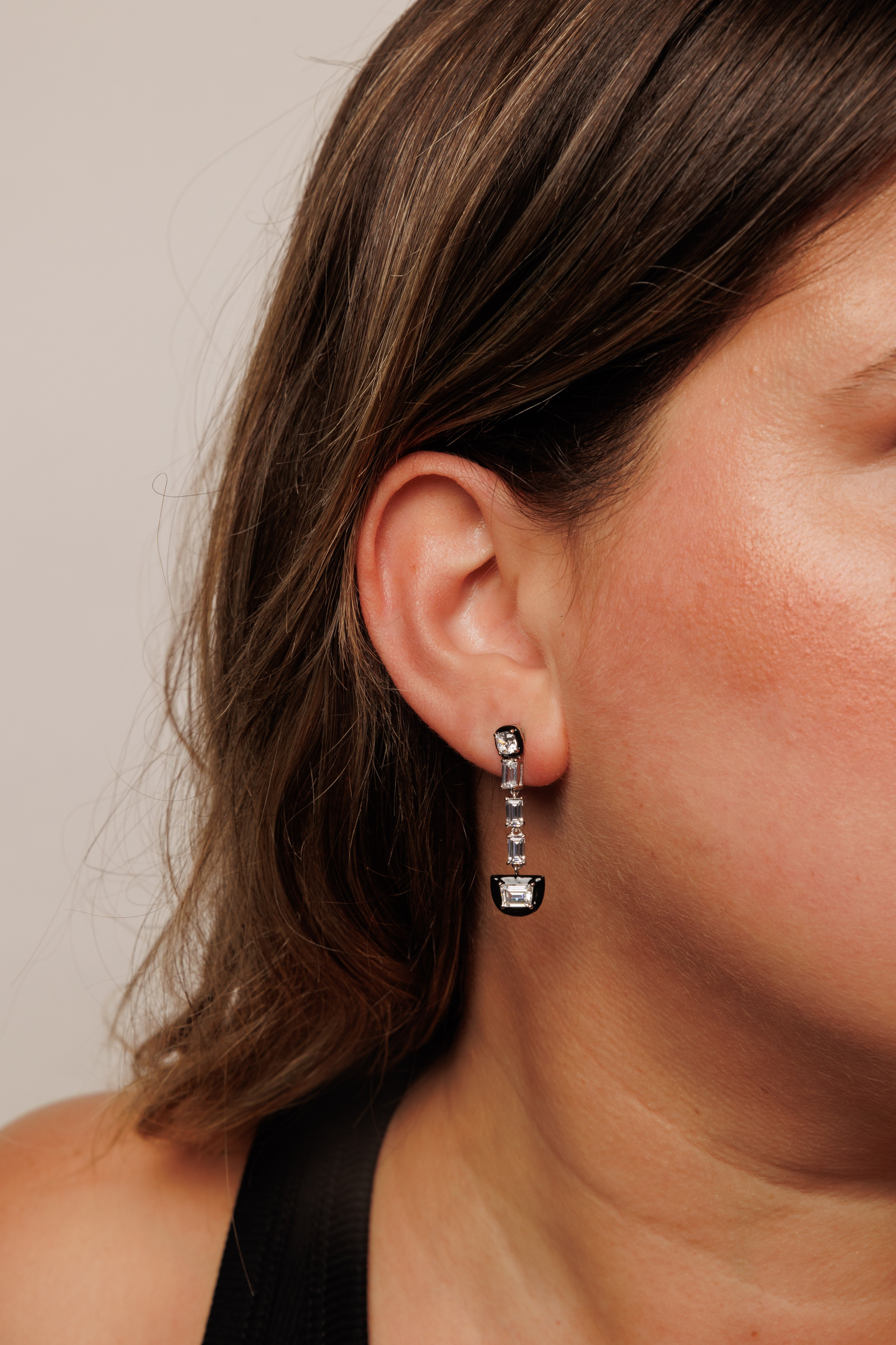 Orange Fly Earrings