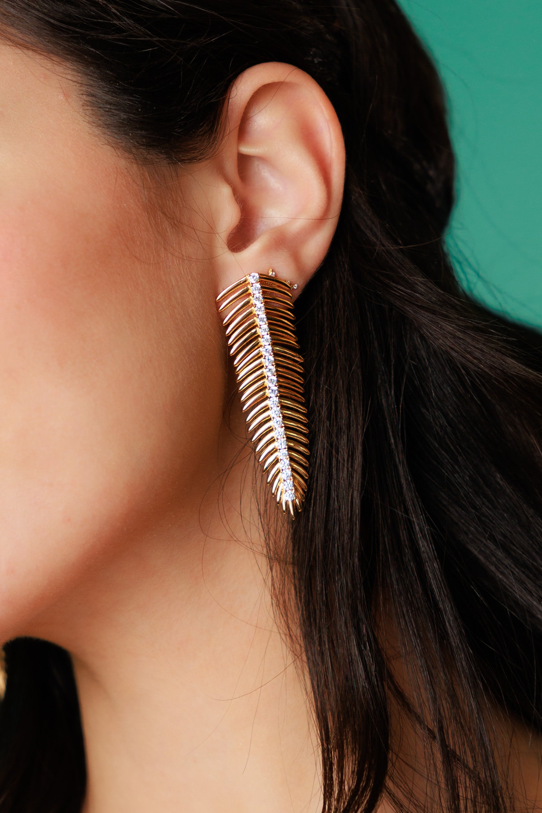 Jungle Leaf Earrings