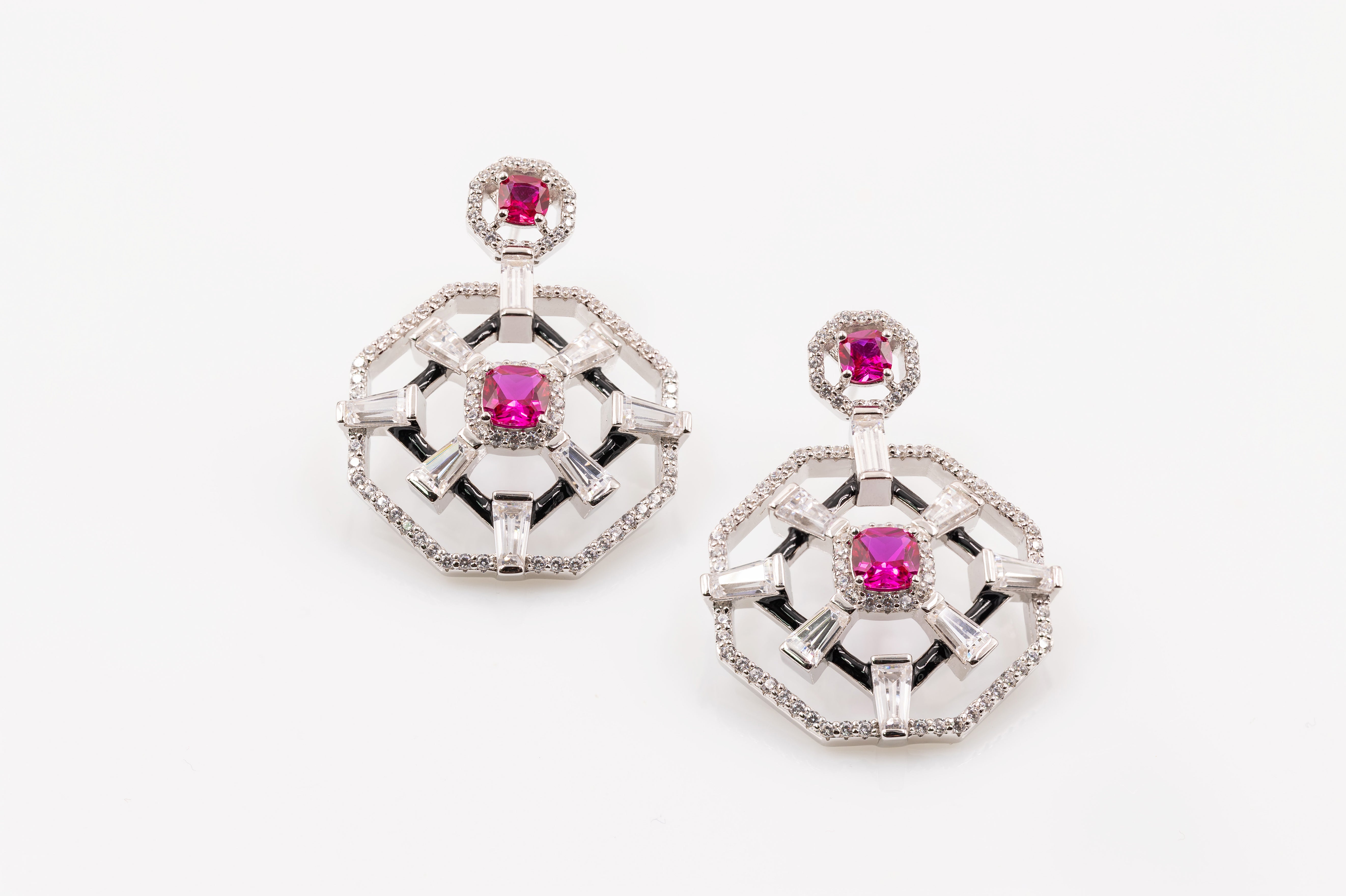 Pendiente Ónix Mosaico