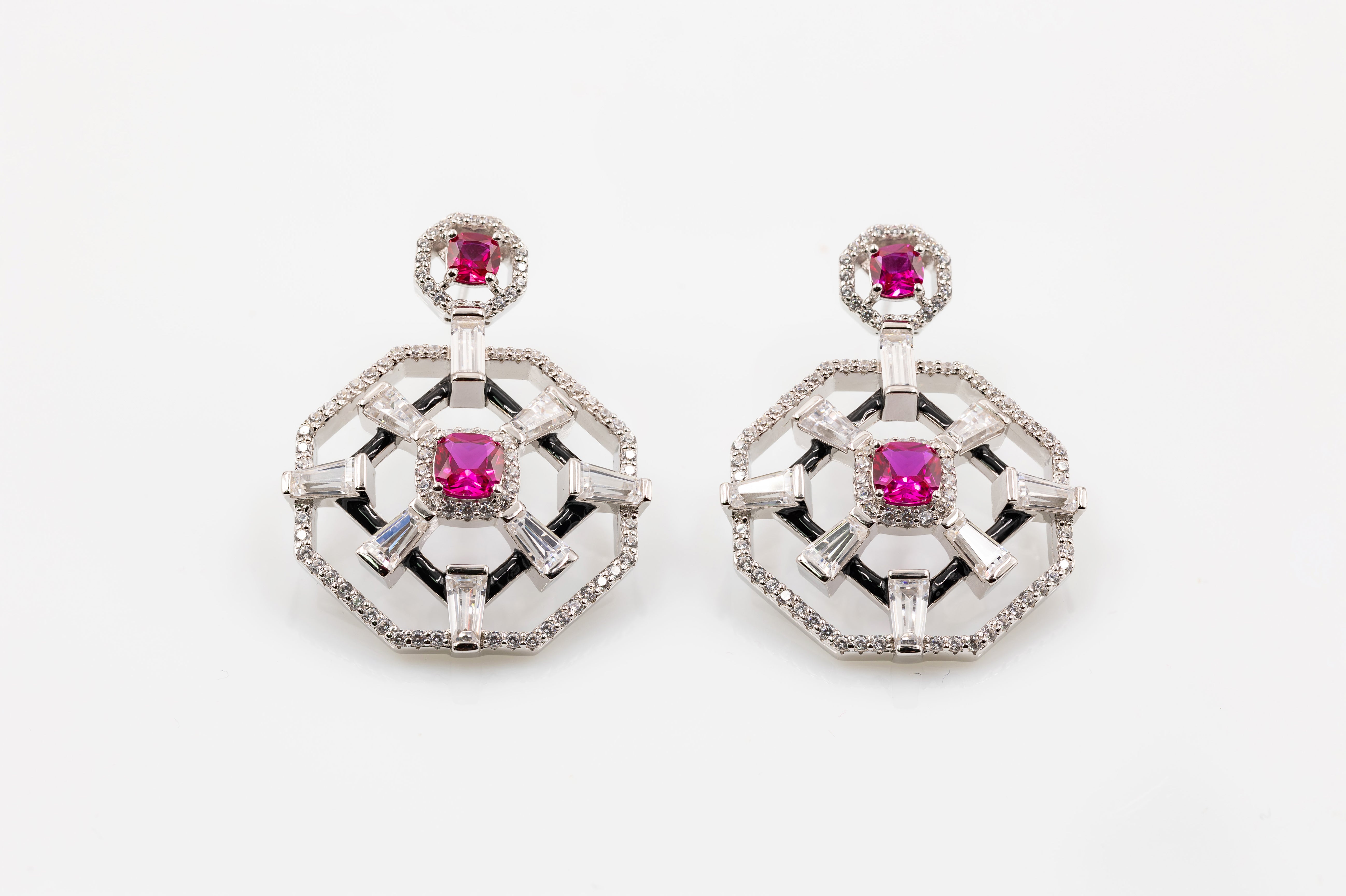 Pendiente Ónix Mosaico