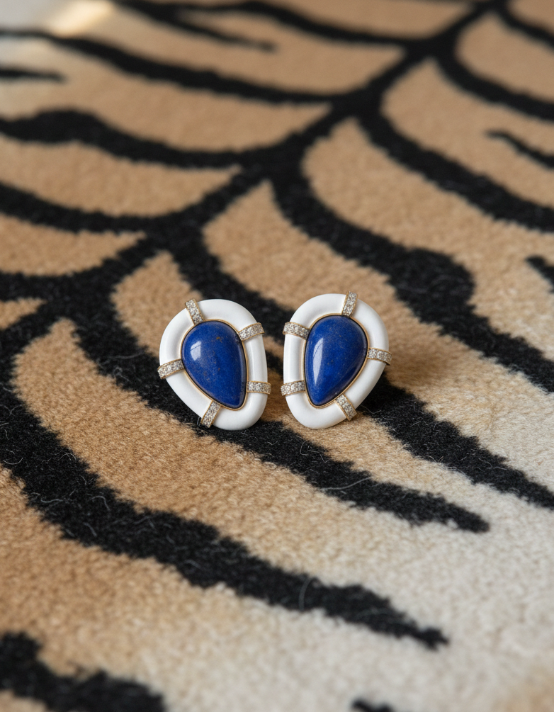 Pendiente Lágrima Barroca