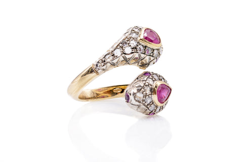 Anillo Doble Serpiente